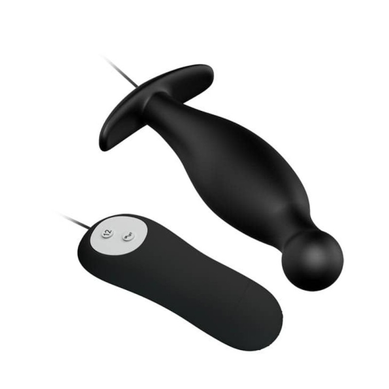 Pretty Love Πρωκτική Σφήνα Με Τηλεκοντρόλ Pretty Love Special Anal Stimulation 1 Μαύρη Σφήνες με δόνηση