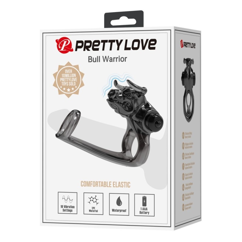 Δαχτυλίδι Πέους Pretty Love Bull Warrior Μαύρο Pretty Love Δαχτυλίδι Πέους Pretty Love Bull Warrior Μαύρο Δαχτυλίδια Πέους