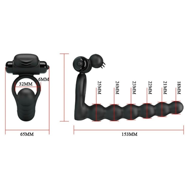 Cock Ring Pretty Love Hercules Penis Sheath III Black Pretty Love Cock Ring Pretty Love Hercules Penis Sheath III Black Cock Rings
