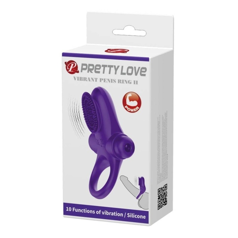 Pretty Love Δαχτυλίδι Πέους Pretty Love Penis Ring 2 Μοβ Δαχτυλίδια Πέους