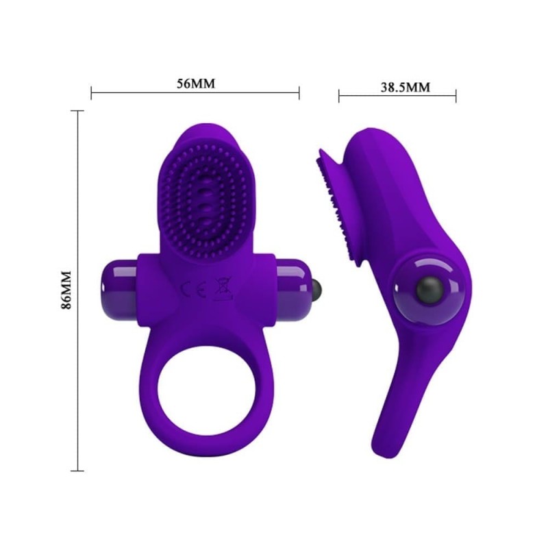 Pretty Love Δαχτυλίδι Πέους Pretty Love Penis Ring 2 Μοβ Δαχτυλίδια Πέους