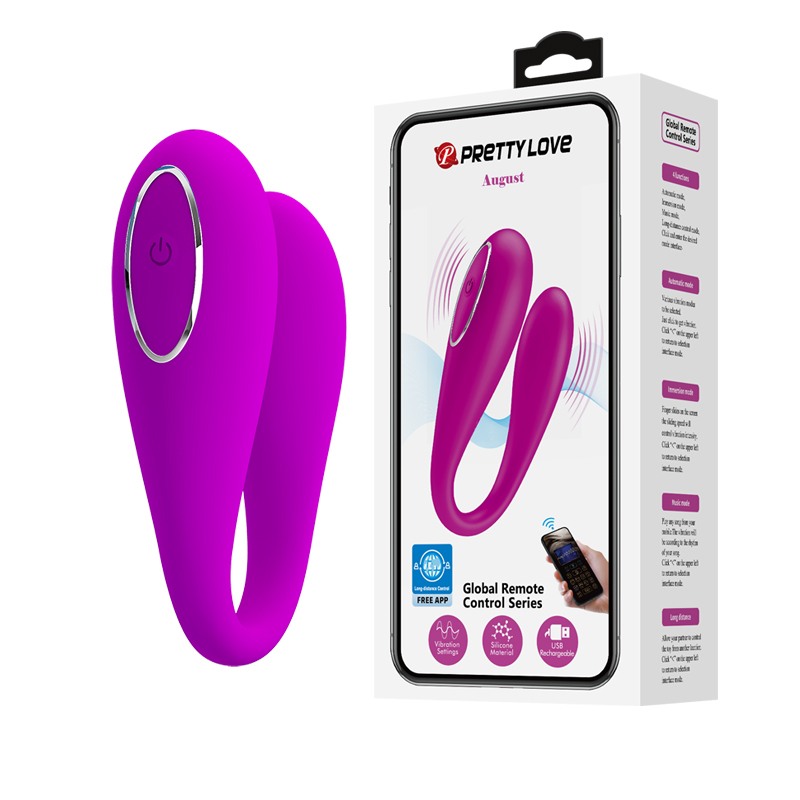 Pretty Love Couples Vibrator Pretty Love August Purple Sex Toys For Couples