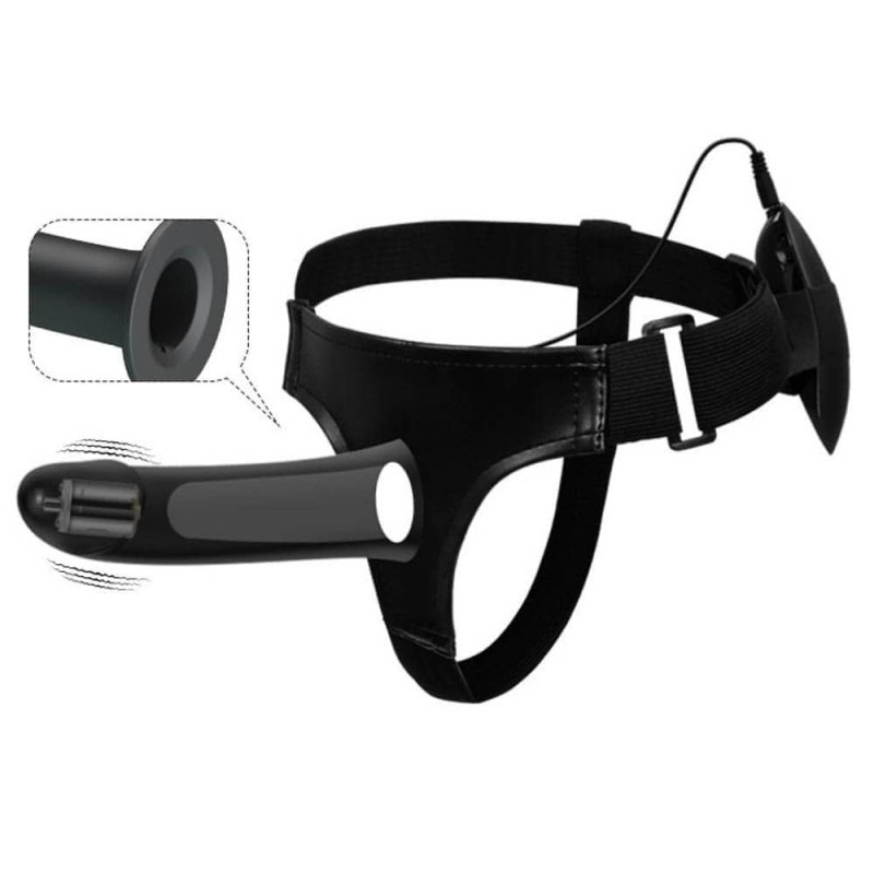 Pretty Love Strap-On με Δόνηση Pretty Love Vito Μαύρο Γυναικεία Strap-On