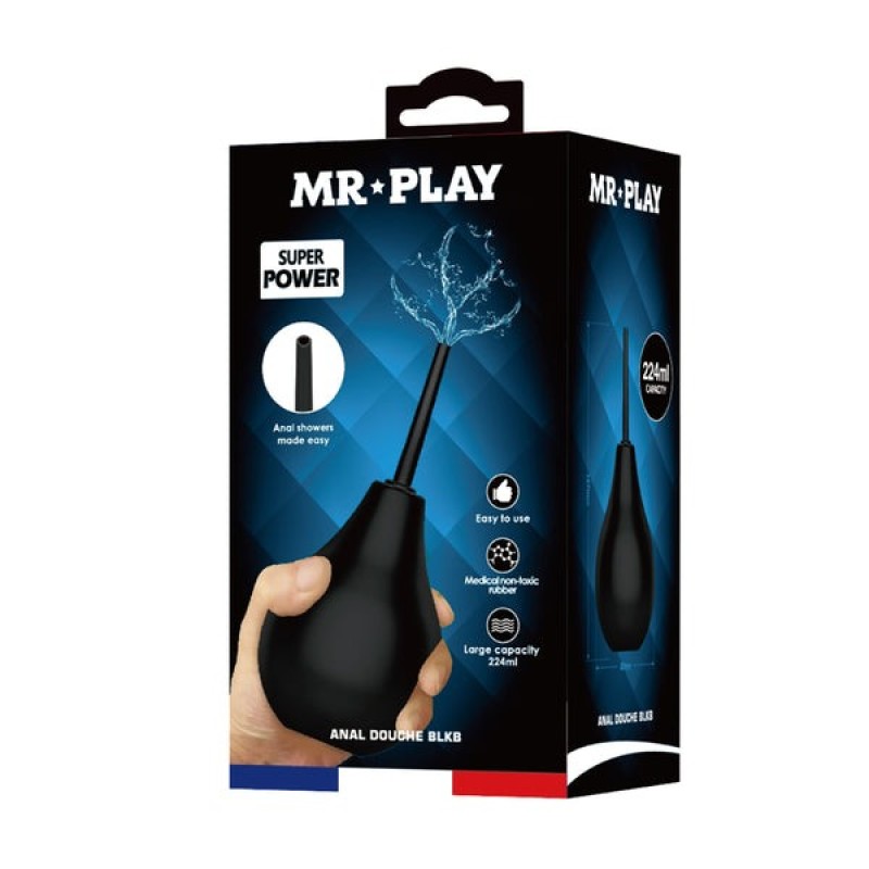 Pretty Love Πρωκτικό Ντους Pretty Love Mr. Play Μαύρο 16.7cm Ντους