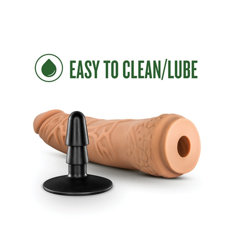 Blush Ρεαλιστικό Dildo Blush Lock On Hexanite 19cm Μπεζ Ρεαλιστικά
