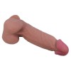 Pretty Love Realistic Dildo Pretty Love Sliding Skin 21cm Brown Realistic