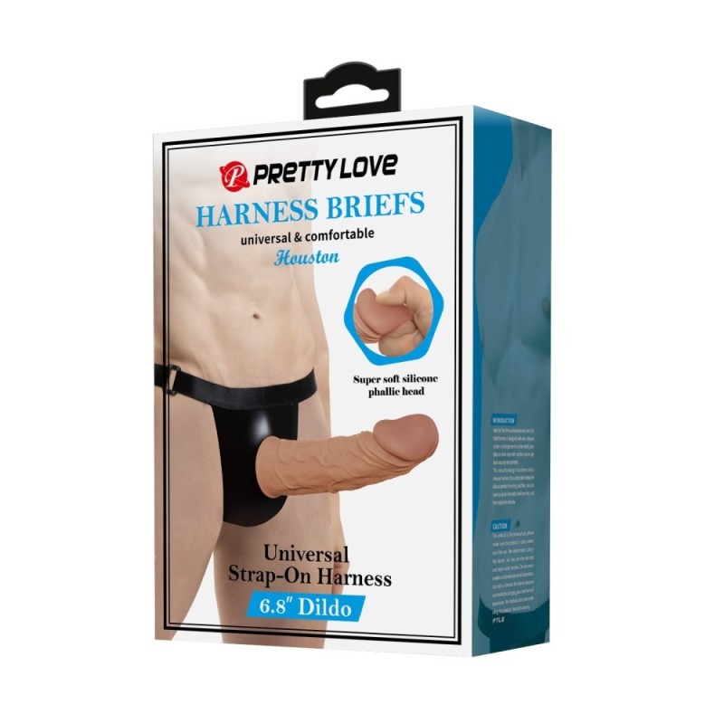 Strap-On Pretty Love Houston Μπεζ Pretty Love Strap-On Pretty Love Houston Μπεζ Γυναικεία Strap-On