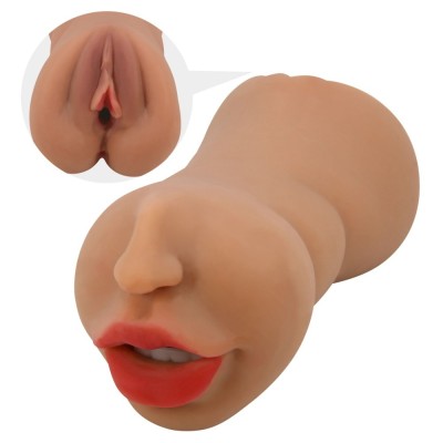 Stroker 2in1 Crazy Bull Zoey Mouth&Vagina Brown Stroker 2in1 Crazy Bull Zoey Mouth&Vagina Brown