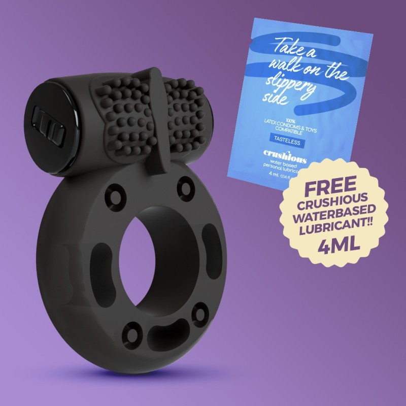 Cock Ring Crushious Booster Black