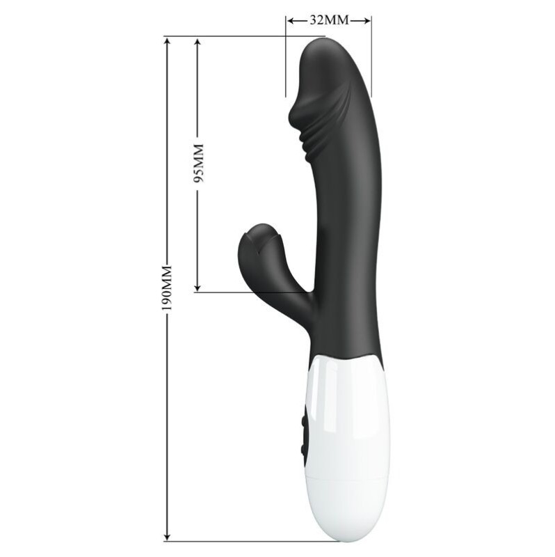 Rabbit Vibrator Pretty Love Snappy Black