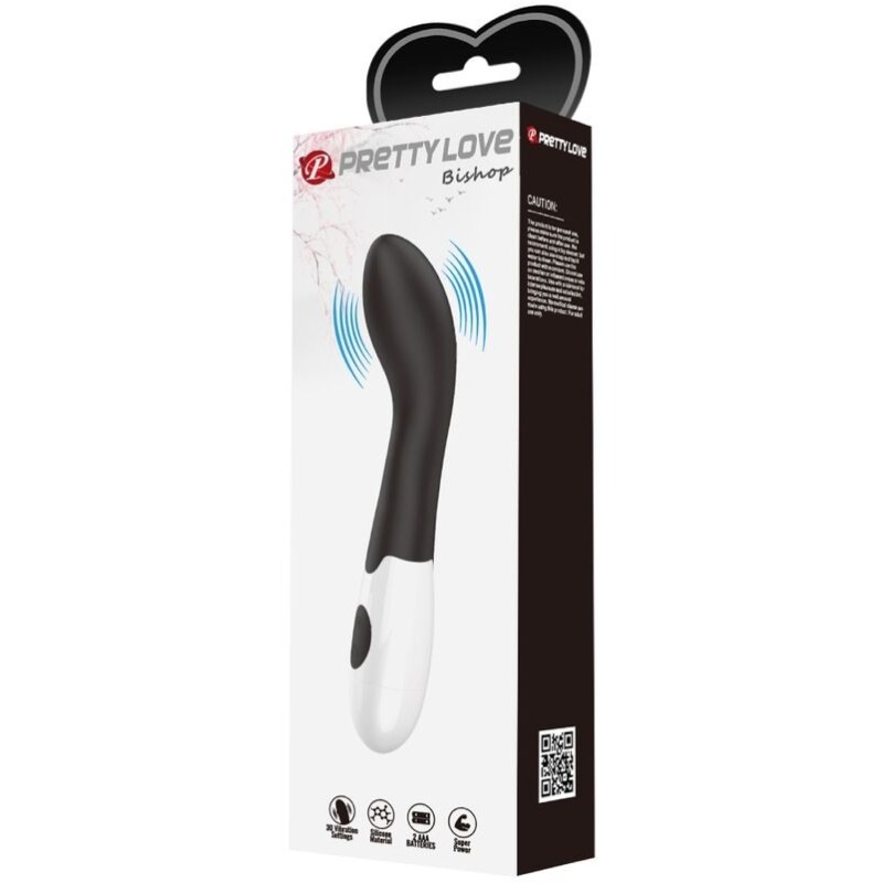 G-Spot Vibrator Pretty Love Bishop Black