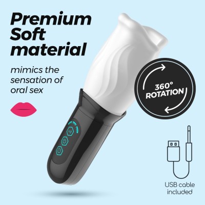 Rotationg Cup Stroker Crushious Fellatrix White Rotationg Cup Stroker Crushious Fellatrix White