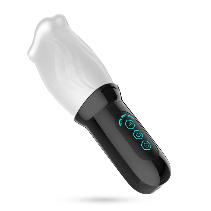 Rotationg Cup Stroker Crushious Fellatrix White