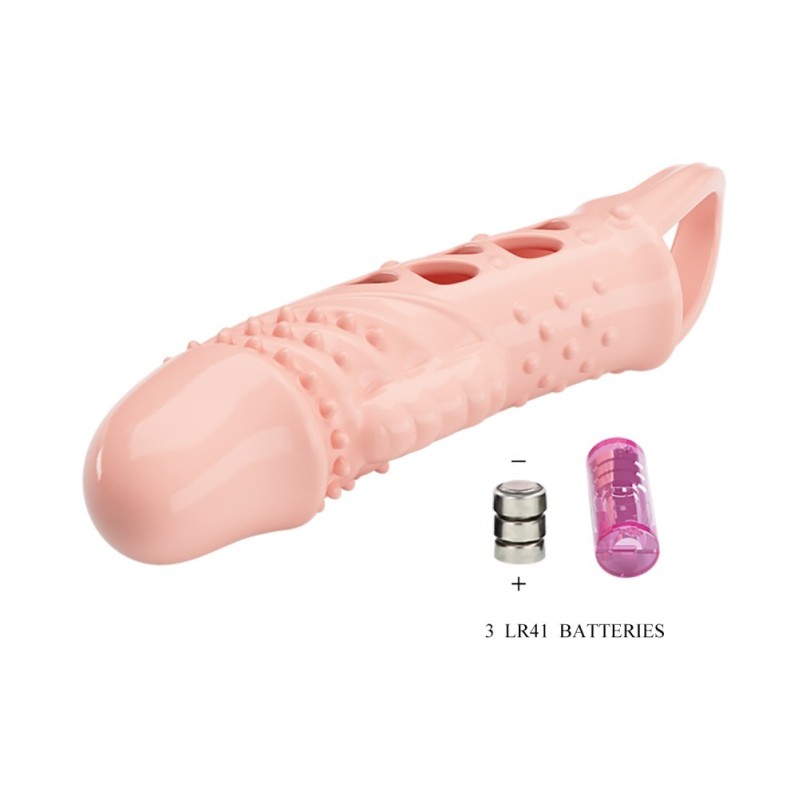 Vibrating Penis Sleeve Pretty Love Cecilia Nude