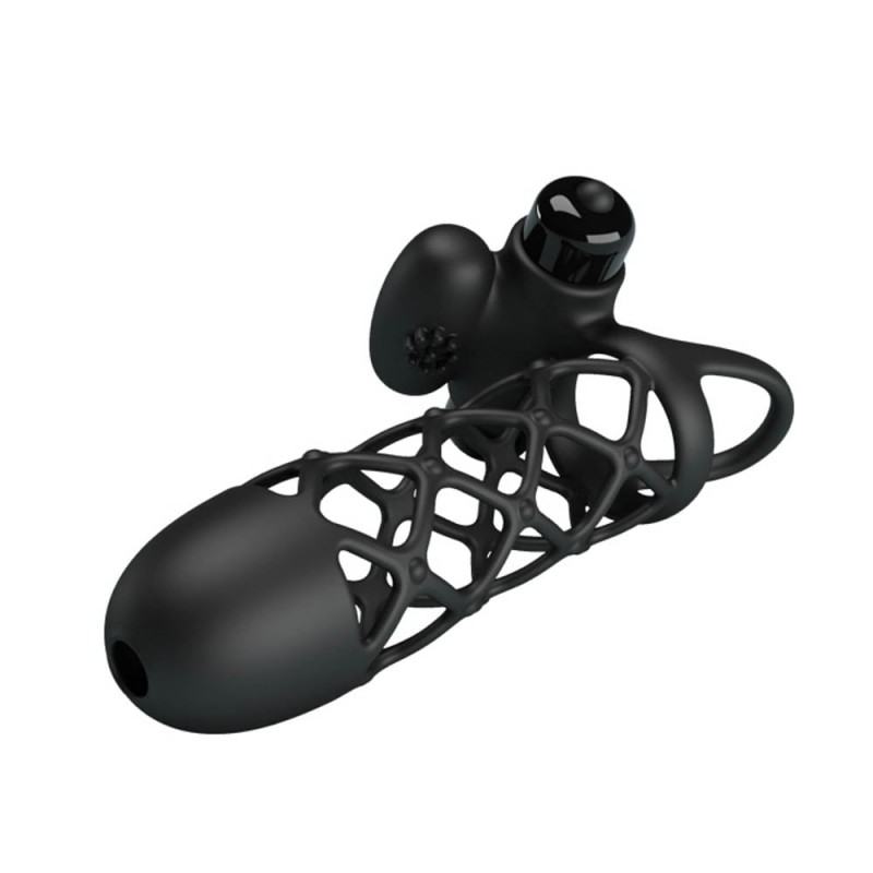 Προέκταση Πέους Με Δόνηση Pretty Love Penis Sleeve I Μαύρη Προέκταση Πέους Με Δόνηση Pretty Love Penis Sleeve I Μαύρη