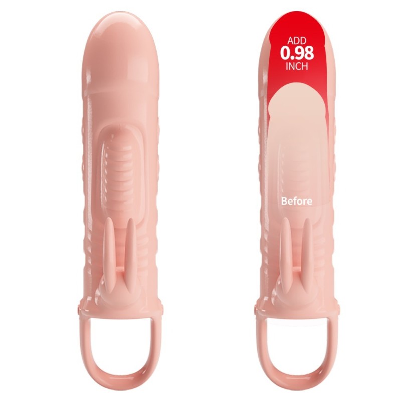 Vibrating Penis Sleeve Pretty Love Sloane Nude