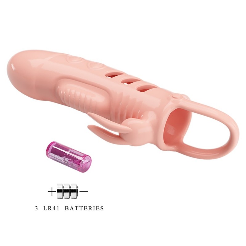 Vibrating Penis Sleeve Pretty Love Sloane Nude