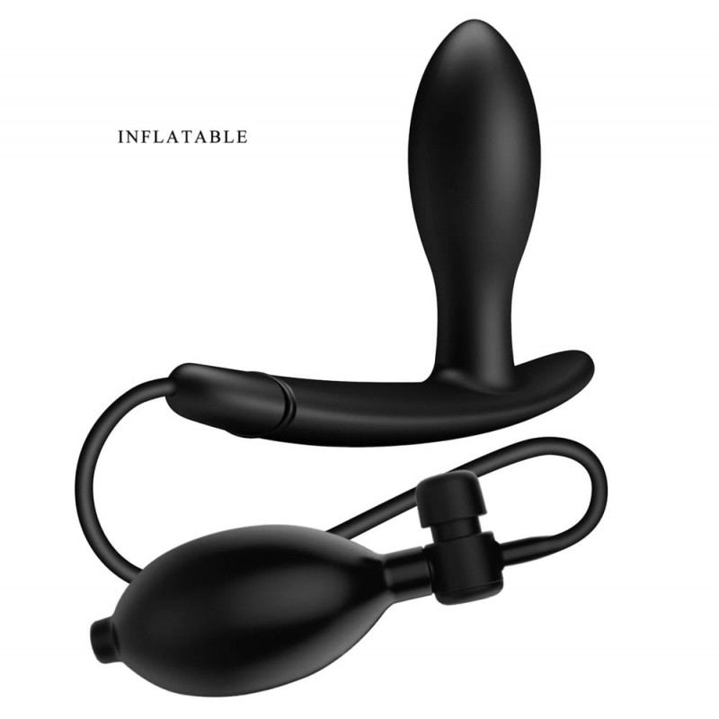 Butt Plug Pretty Love Inflatable Drake Black Butt Plug Pretty Love Inflatable Drake Black