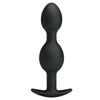 Butt Plug Pretty Love Heavy Balls Large Black Butt Plug Pretty Love Heavy Balls Large Black