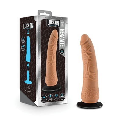 Ρεαλιστικό Dildo Blush Lock On Hexanite 19cm Μπεζ Ρεαλιστικό Dildo Blush Lock On Hexanite 19cm Μπεζ