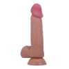 Realistic Dildo Pretty Love Sliding Skin 20cm Brown Realistic Dildo Pretty Love Sliding Skin 20cm Brown