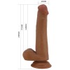 Realistic Dildo Pretty Love Tallen 22cm Brown Realistic Dildo Pretty Love Tallen 22cm Brown