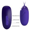 Vibrating Egg and Clit Vibrator Pretty Love Orthus-Youth Purple