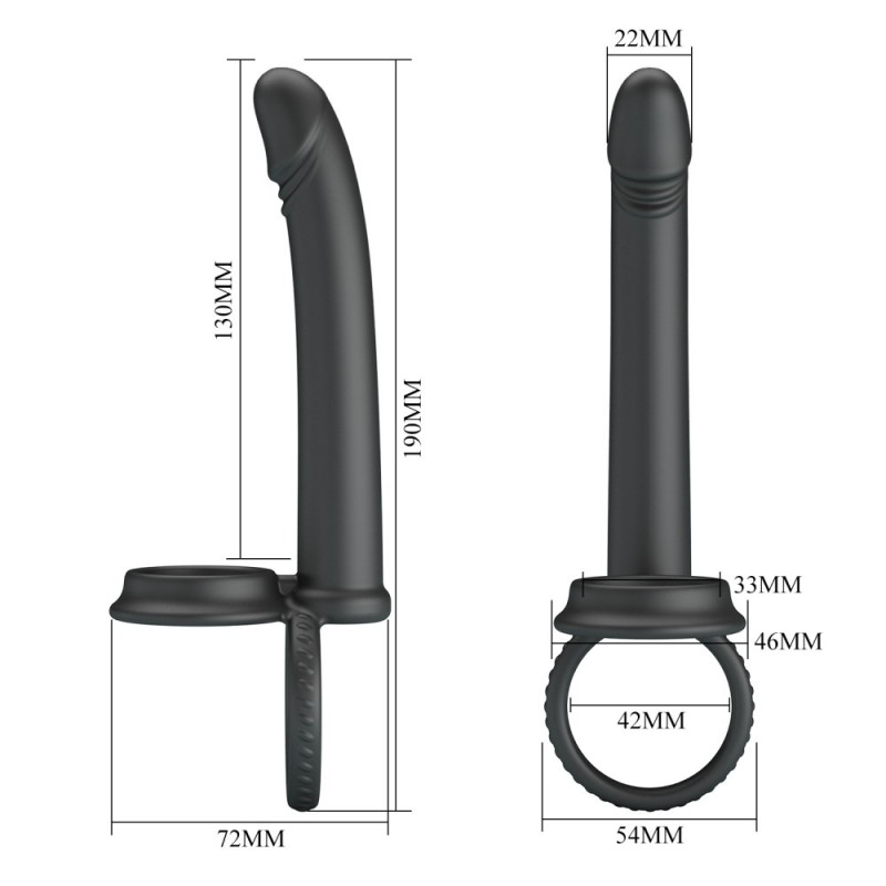 Cock Ring Pretty Love Moses Black Cock Ring Pretty Love Moses Black