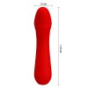 G-Spot Vibrator Pretty Love Cetus Red G-Spot Vibrator Pretty Love Cetus Red