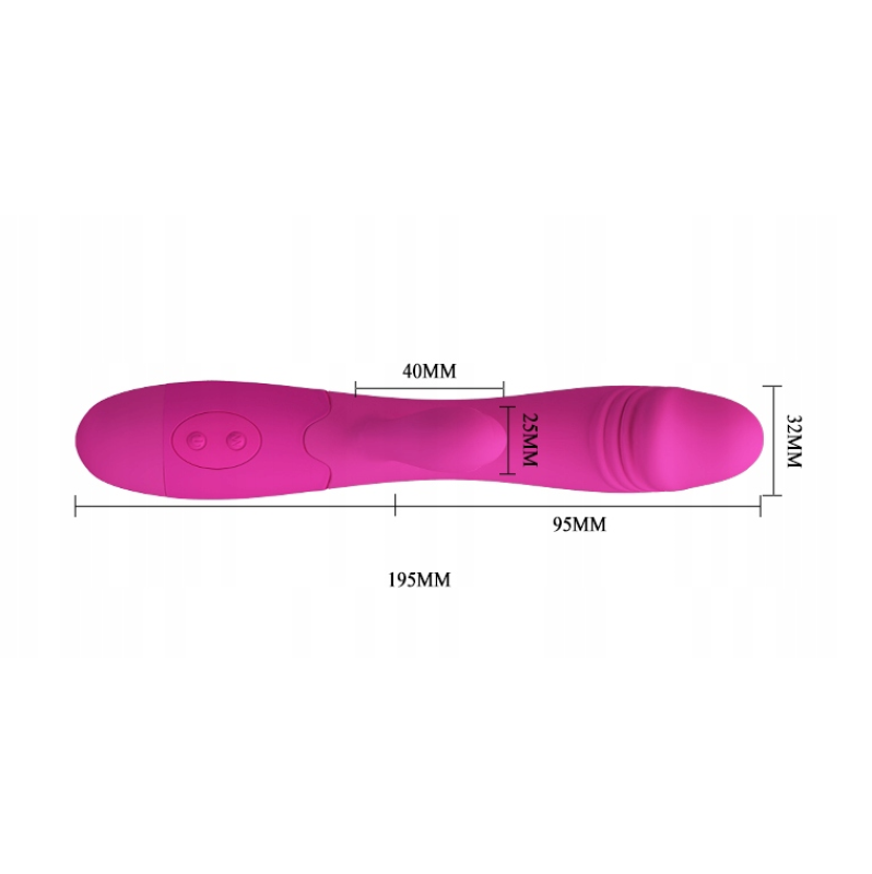 Rabbit Vibrator Pretty Love Snappy Fuchsia