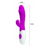 Rabbit Vibrator Pretty Love Snappy Purple Rabbit Vibrator Pretty Love Snappy Purple