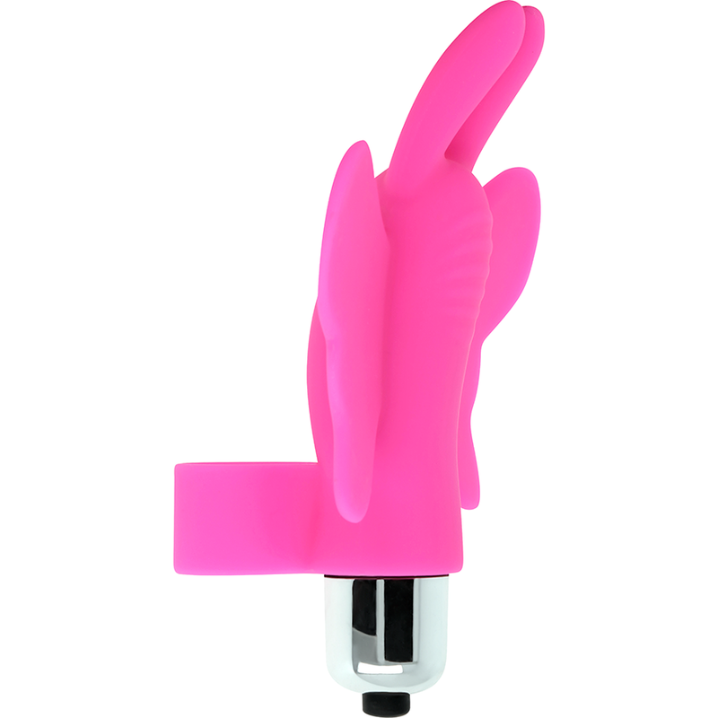 Finger Vibrator Ohmama Stimulating Butterfly Pink Finger Vibrator Ohmama Stimulating Butterfly Pink