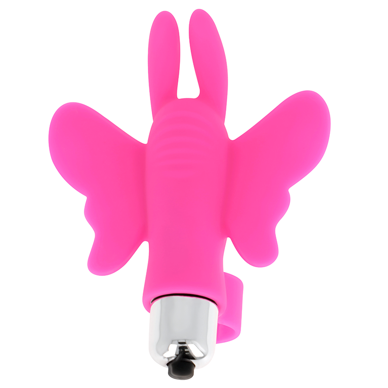 Finger Vibrator Ohmama Stimulating Butterfly Pink Finger Vibrator Ohmama Stimulating Butterfly Pink