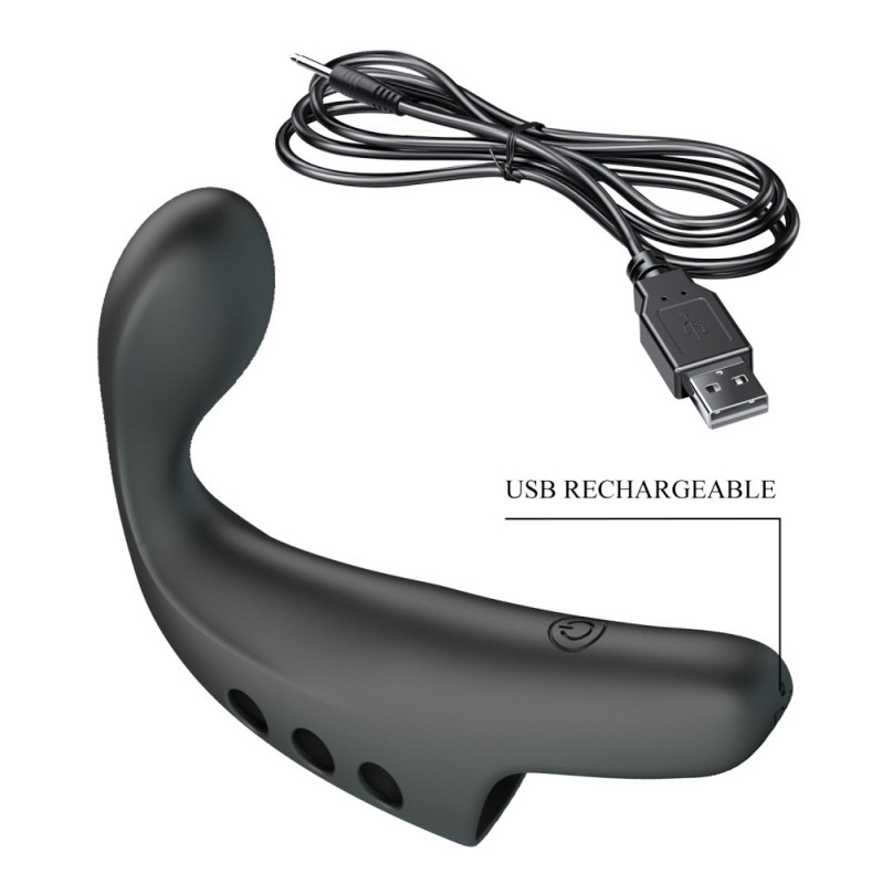 Finger Vibrator Pretty Love Gorgon Black