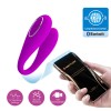 Couples Vibrator Pretty Love August Purple