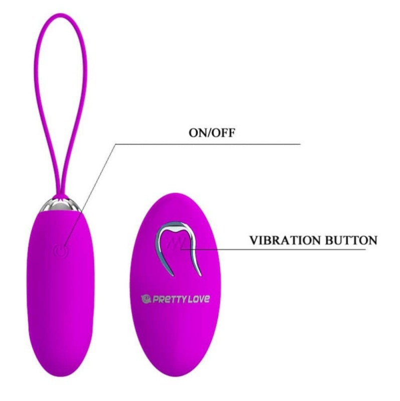 Vibrating Egg Pretty Love Julia Purple