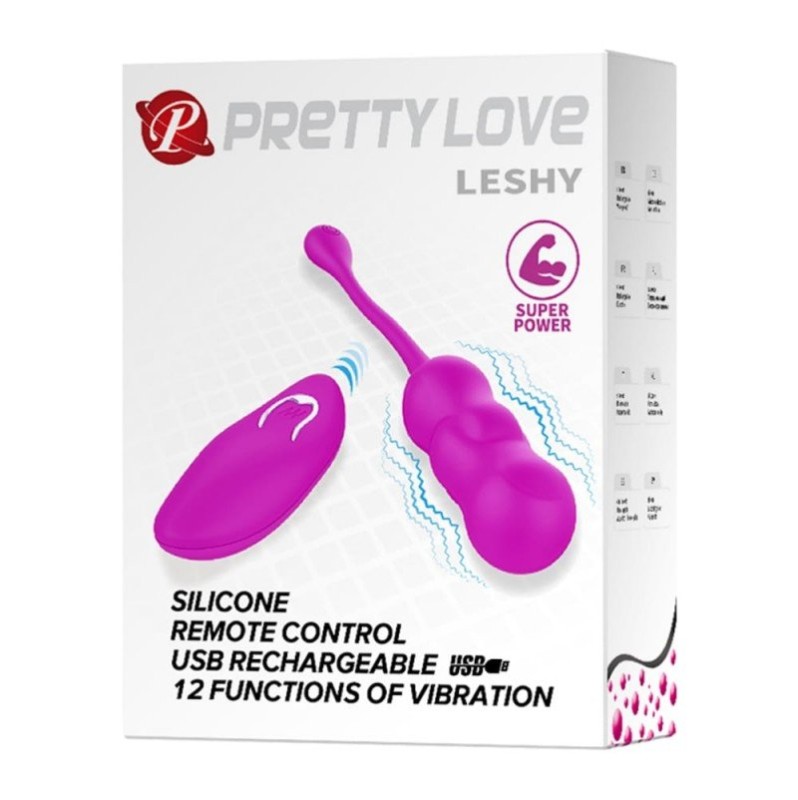 Vibrating Egg Pretty Love Leshy Purple