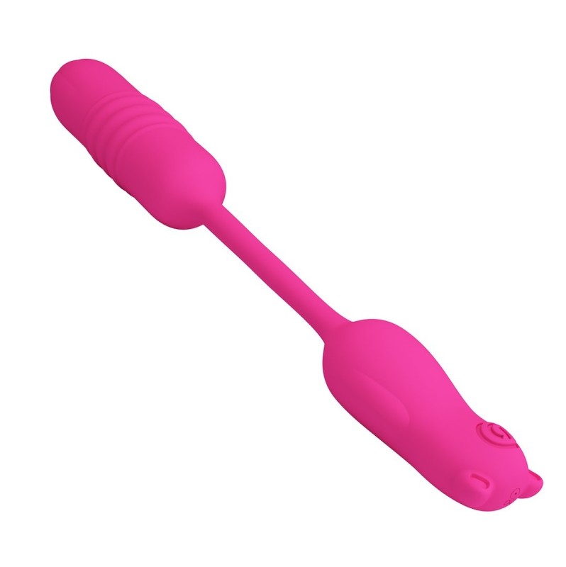Vibrating Thrusting Egg Pretty Love Nobikuma Pink