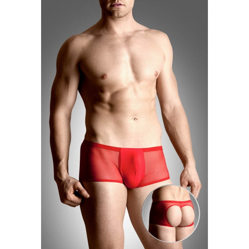 Softline Mens Open Boxer Softline 4493 Red Slips & Boxers