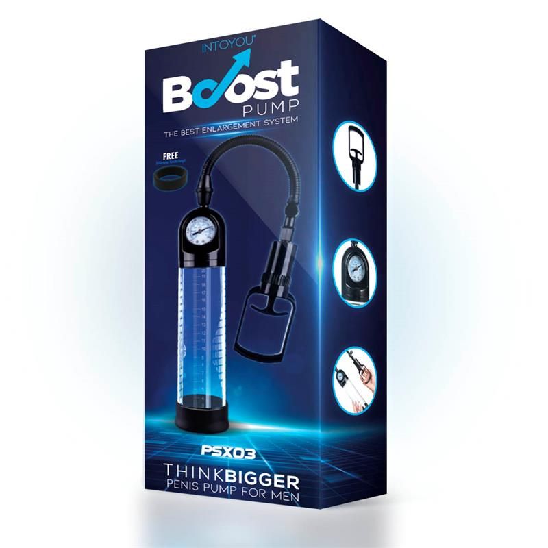 Intoyou Μεγεθυντής Πέους Intoyou Boost Pump PSX03 Διαφανής Μεγεθυντές Πέους
