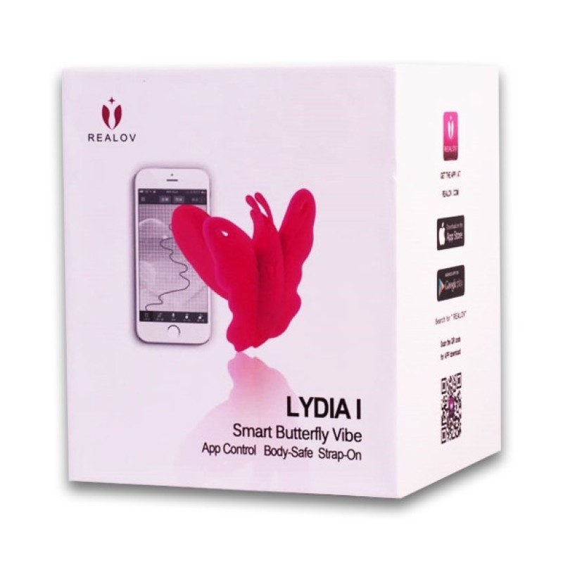 Satisfyer Δονητής Εσωρούχου Realov Lydia I Butterfly με APP Ροζ Δονητές Εσωρούχου