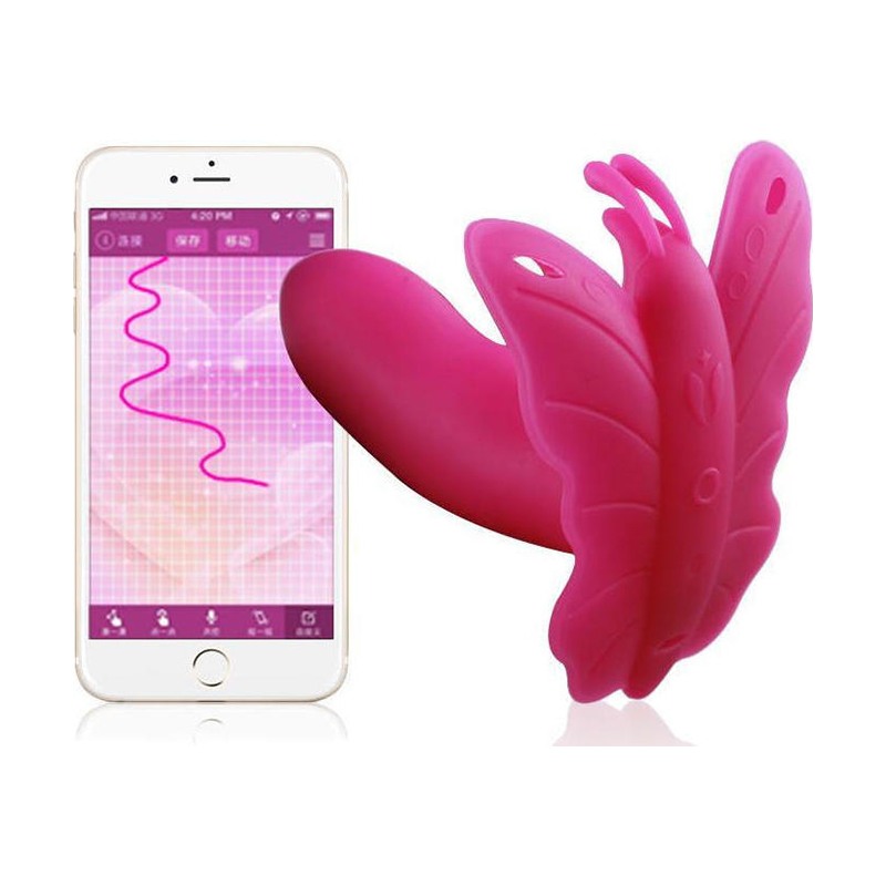Satisfyer Δονητής Εσωρούχου Realov Lydia I Butterfly με APP Ροζ Δονητές Εσωρούχου