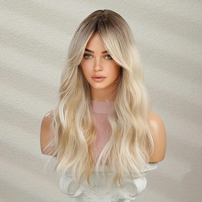 Love Market Long Wavy Wig Blonde Wigs