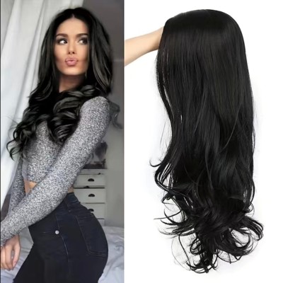 Long Wavy Wig Black Long Wavy Wig Black