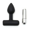 Rimba Πρωκτική Σφήνα με Δόνηση Rimba Mini Buttplug 7cm Μαύρη Σφήνες με δόνηση