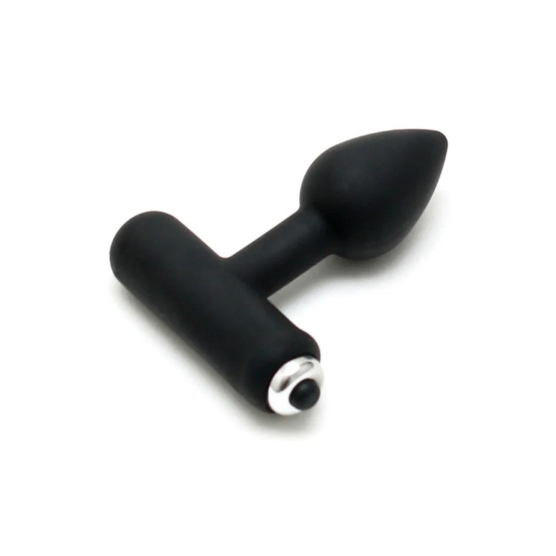 Rimba Πρωκτική Σφήνα με Δόνηση Rimba Mini Buttplug 7cm Μαύρη Σφήνες με δόνηση