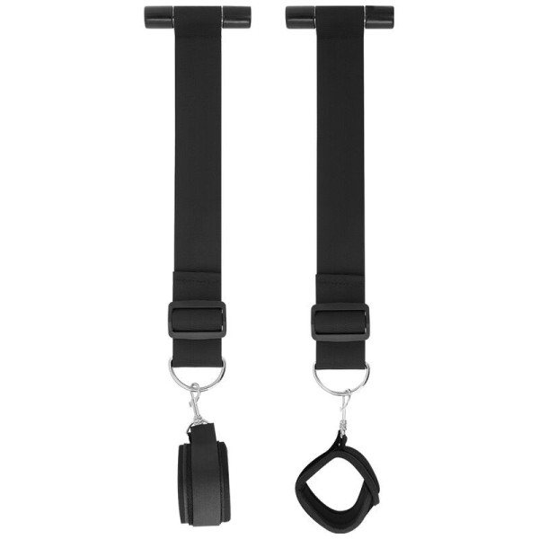 Bondage Door Cuffs Darkness Black