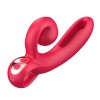 Rabbit Vibrator with Tongue Sweet Play A4 Red