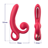 Rabbit Vibrator with Tongue Sweet Play A4 Red