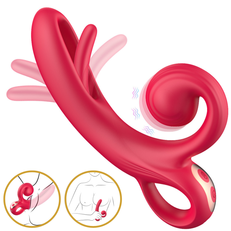 Δονητής Rabbit με Γλώσσα Sweet Play A4 Κόκκινος Erospace Δονητής Rabbit με Γλώσσα Sweet Play A4 Κόκκινος Rabbit